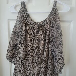 Leopard Print Women's Top